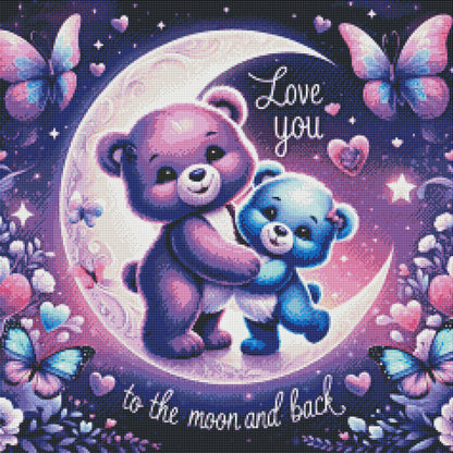Love You To The Moon & Back by M.E. Divine Arts