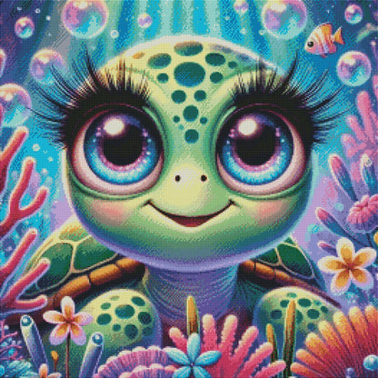 Coralina The Cutie Turtle by Theresa Raymer