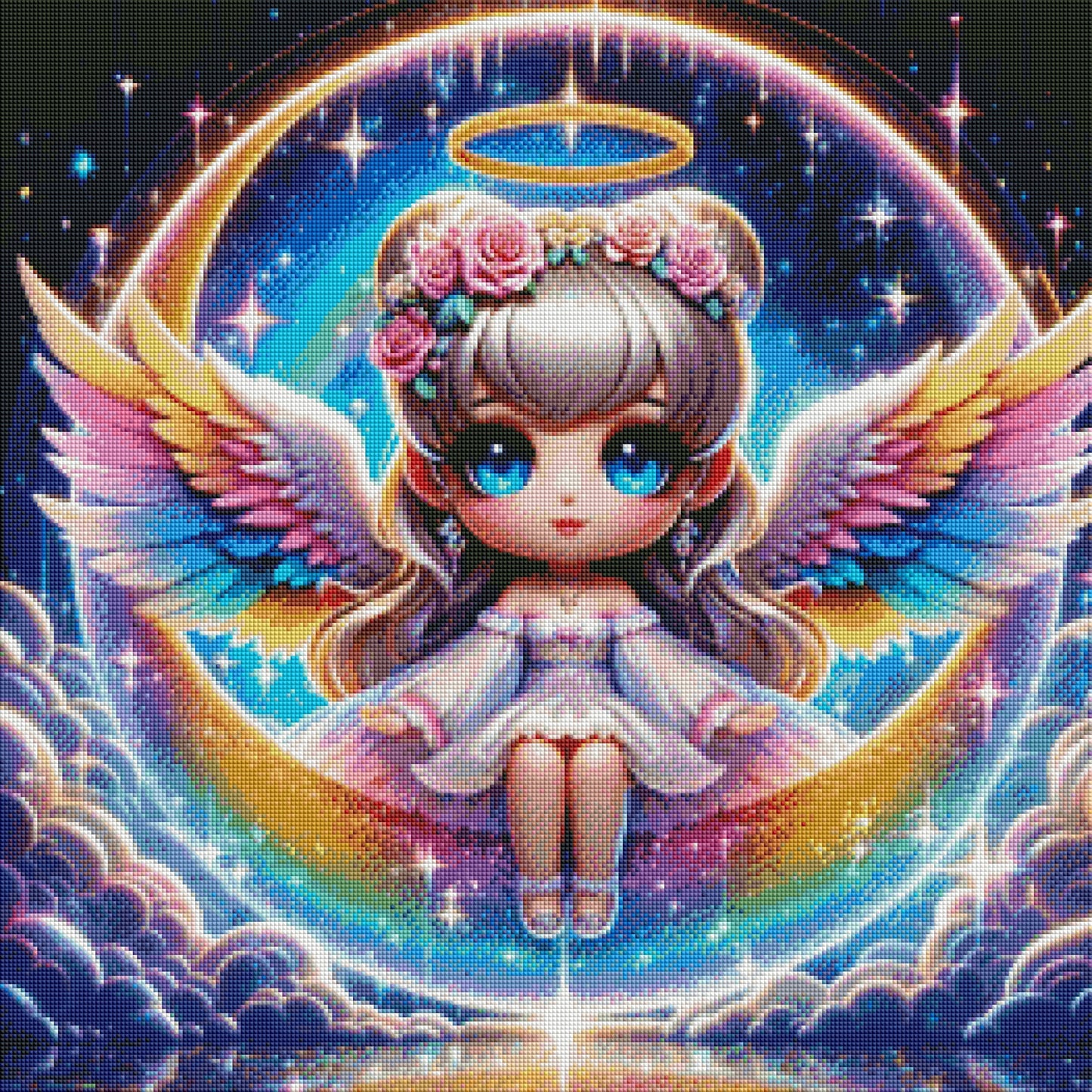 Rainbow Halo by M.E. Divine Arts