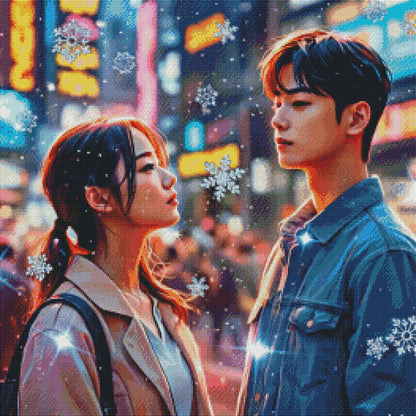 Frozen In A City Of Lights by Cindy Emery