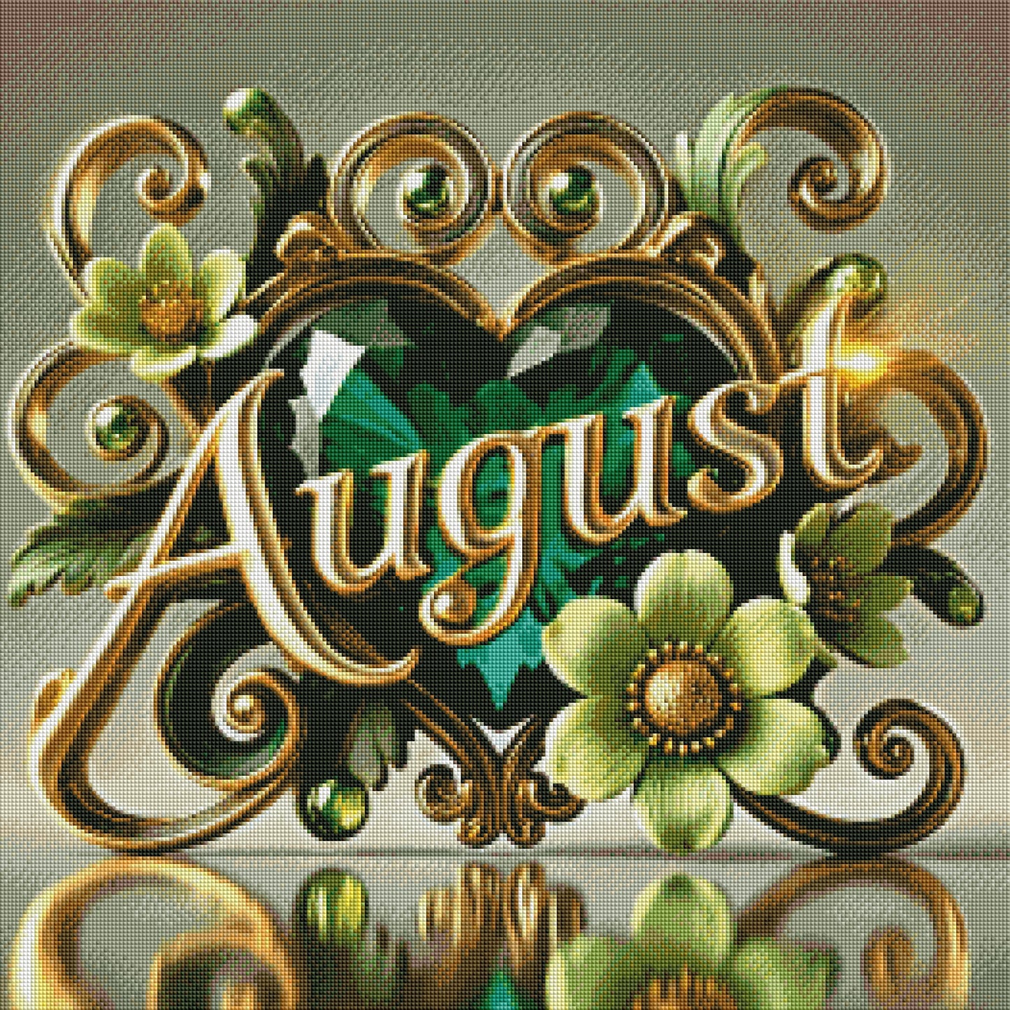 Peridot Heart Of August by Stellar Designz