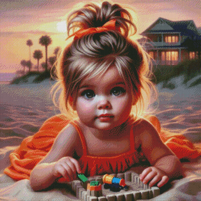 Sunset Sandbox Dreams by M.E. Divine Arts