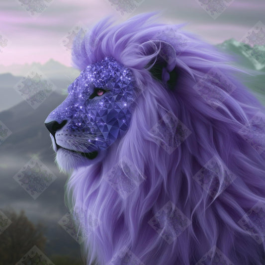 Jeweled Lion Indigo by Within Honestea