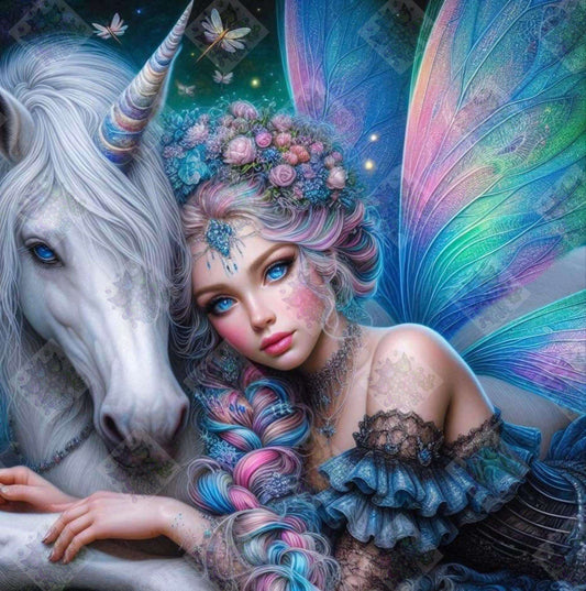 Lurue and Her Unicorn by Theresa Raymer