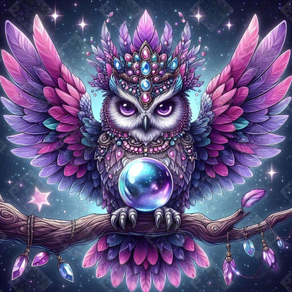 Magical Owl by M.E. Divine Arts