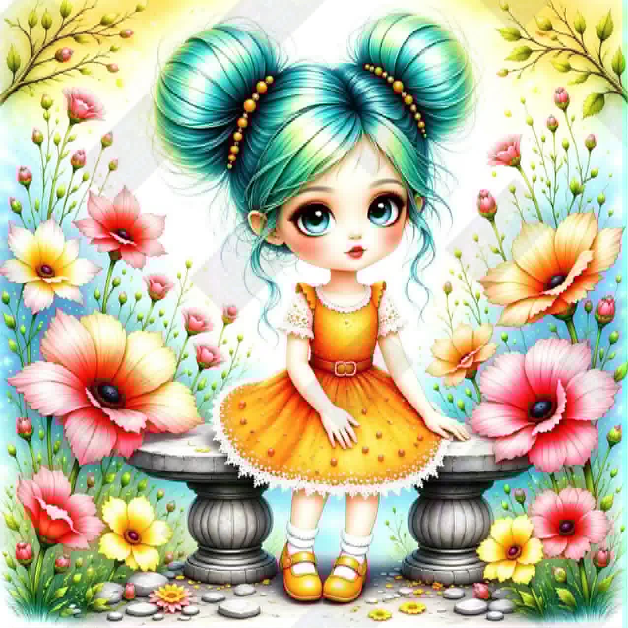 Marigold Daydream by Cindy Emery (Starting At 95 Colors)