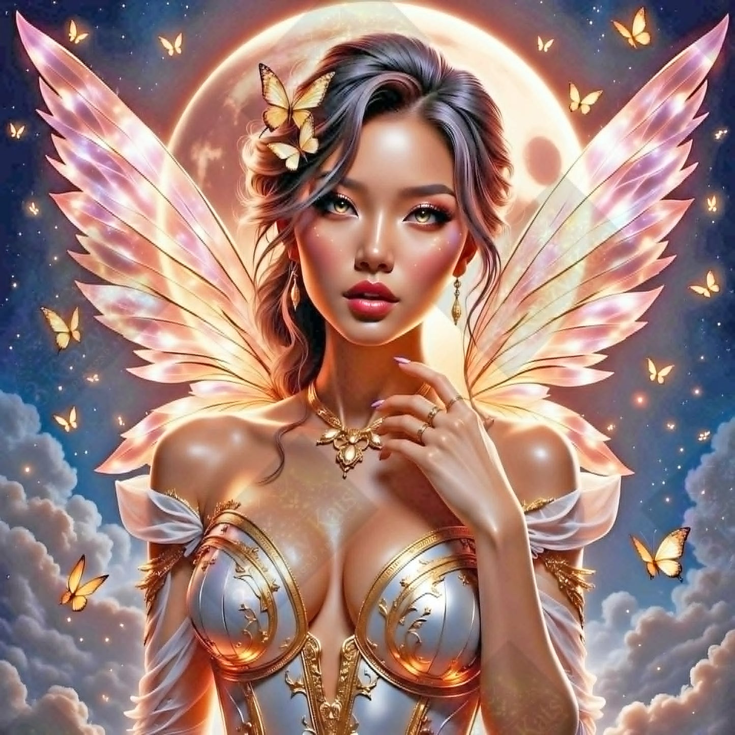 Moonlit Emberwing by Cindy Emery (Starting At 90 Colors)