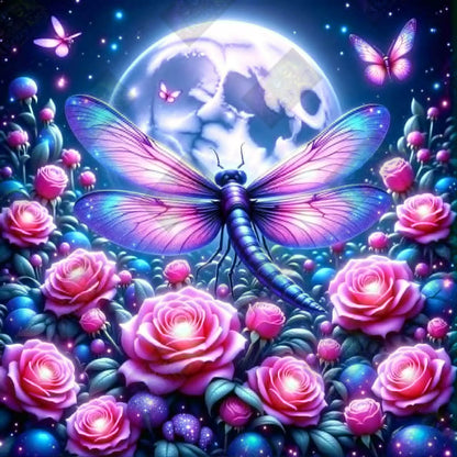 Moonlit Flight Of The Dragonfly by Taza Creations (Starting At 90 Colors)