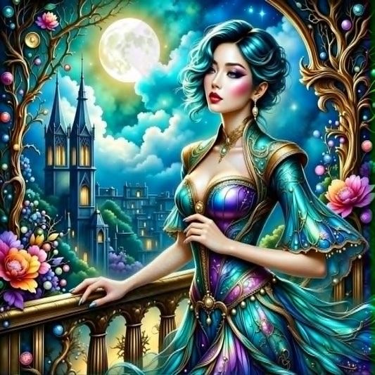 Moonlit Reverie by Cindy Emery (Starting At 100 Colors)
