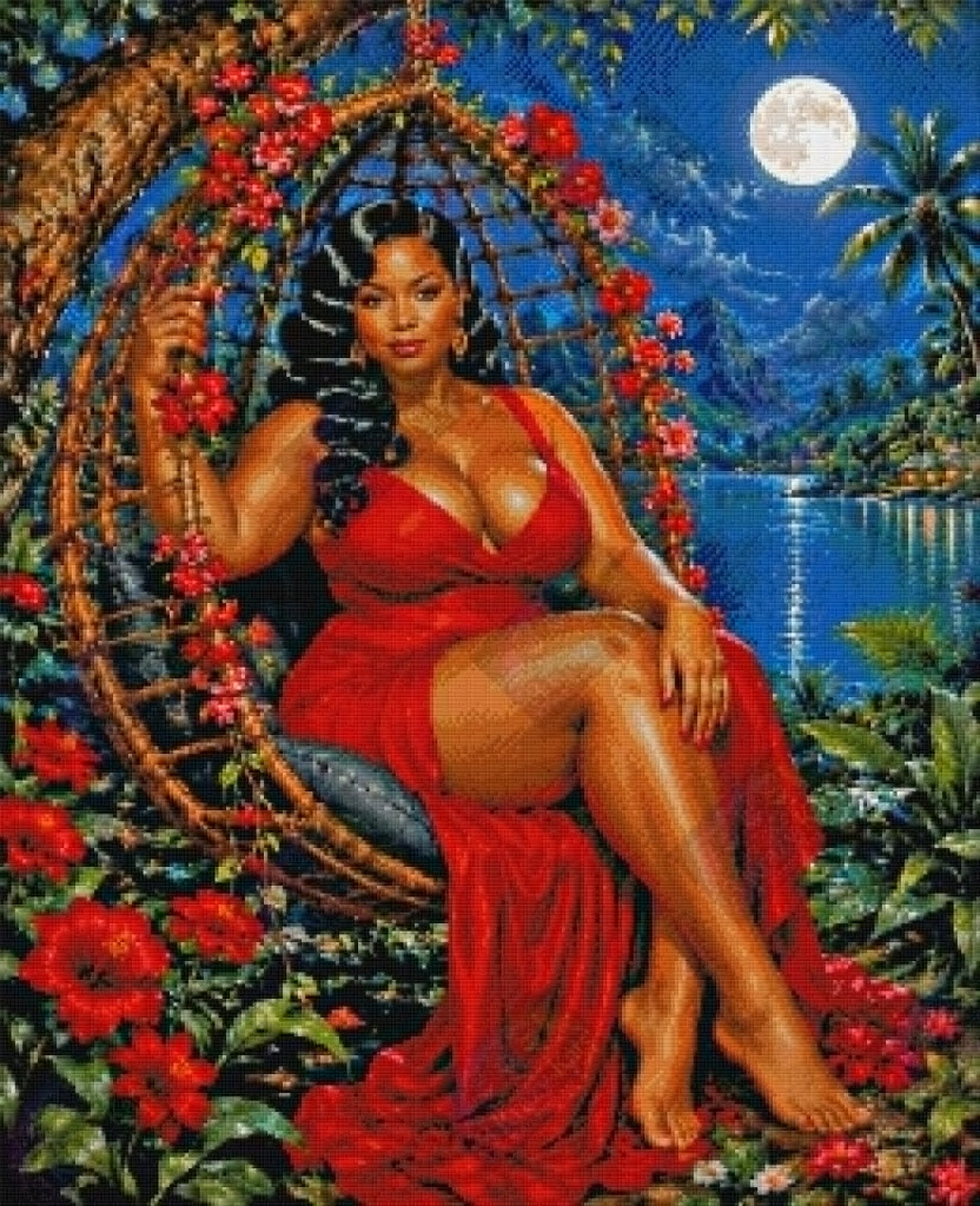 Moonlit Crimson Majesty by M.E. Divine Arts (90 Colors)