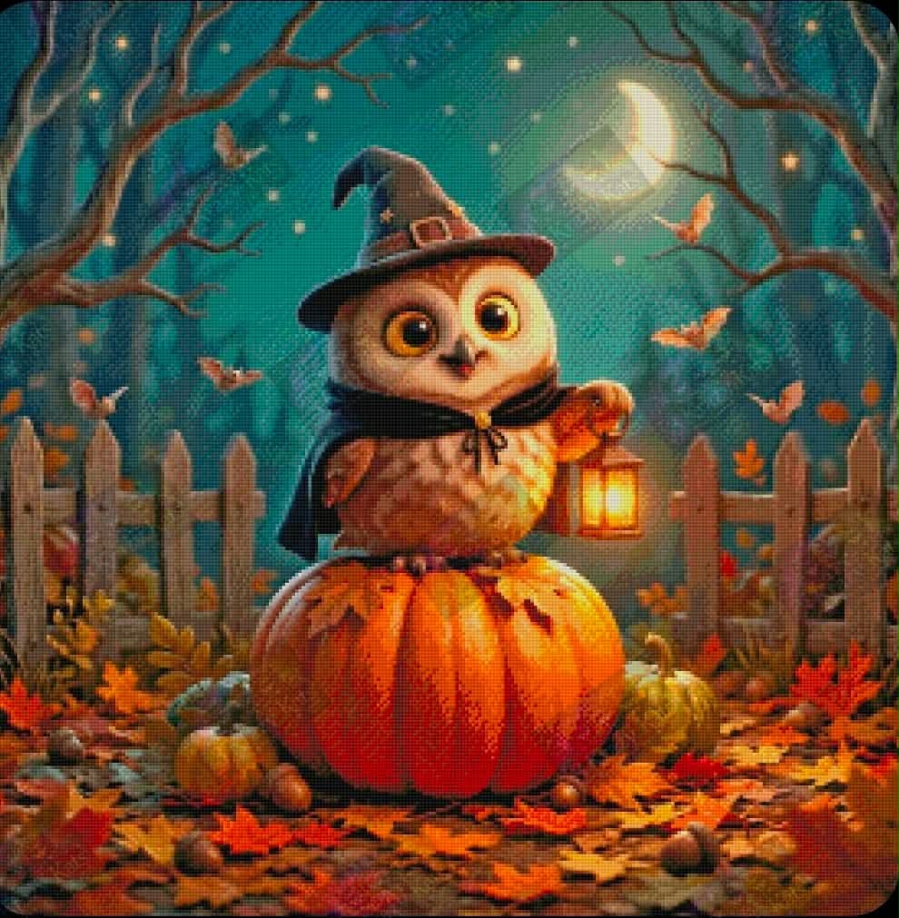 Moonlit Hoot & Harvest by Stellar Designz (Starting At 90 Colors)