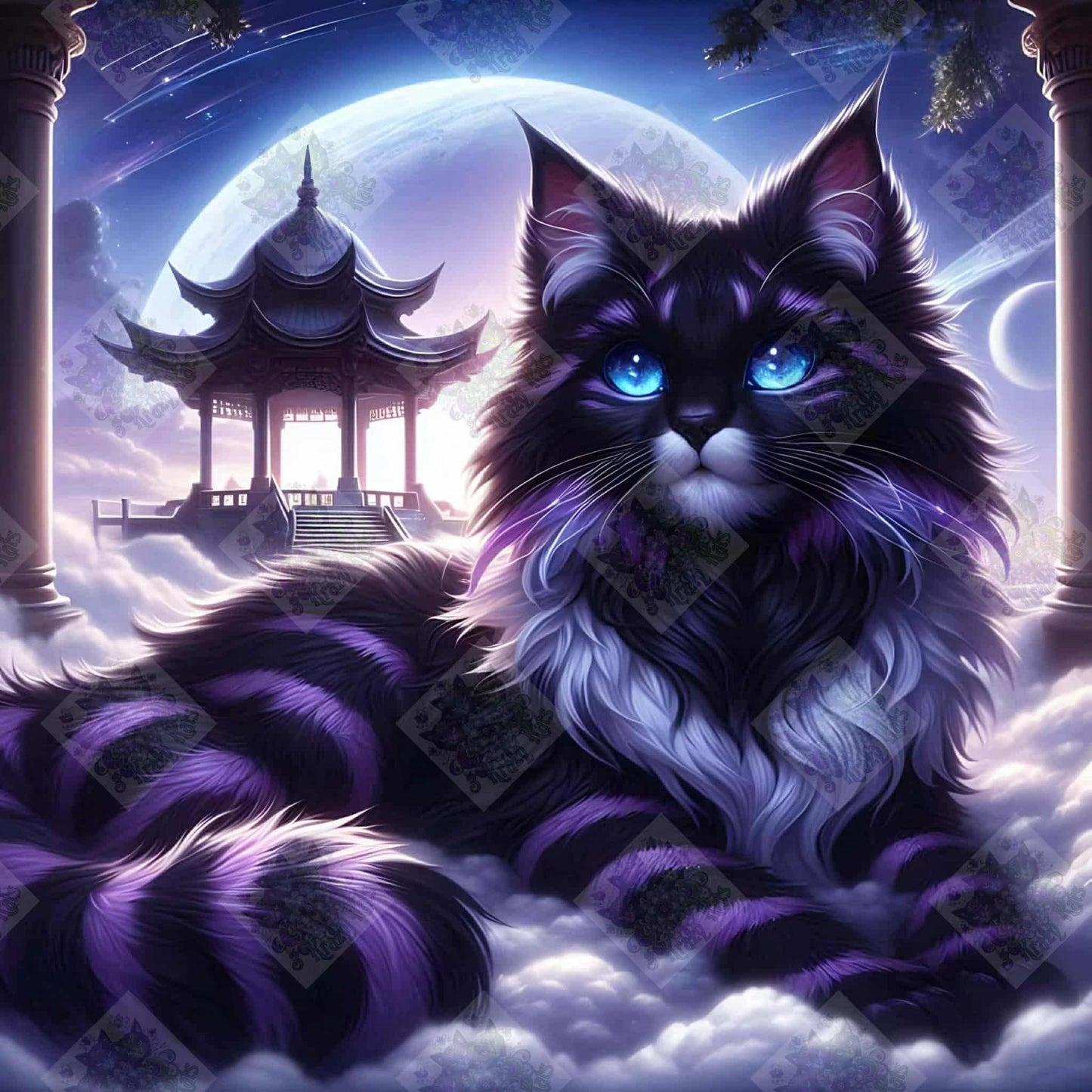 Mystical Whiskers Of The Moon by Taza Creations