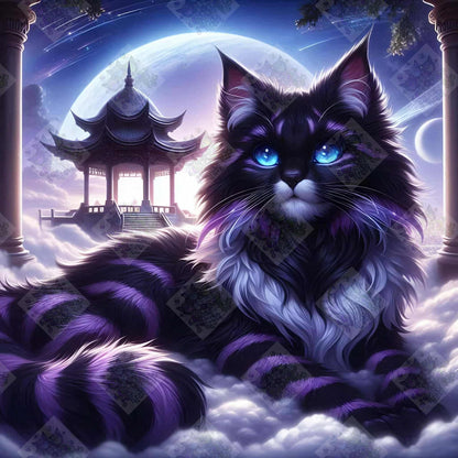 Mystical Whiskers Of The Moon by Taza Creations
