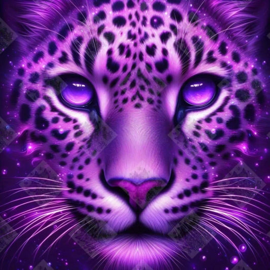 Neon Leopard by Theresa Raymer