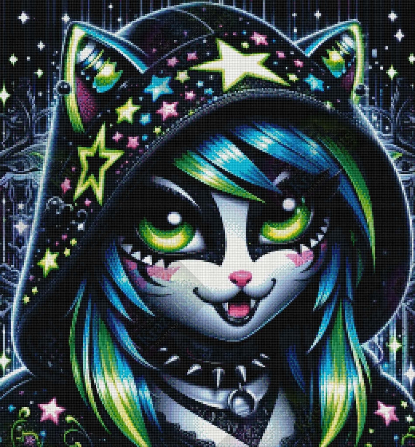 Neon Katitude by Taza Creations (Starting At 90 Colors)