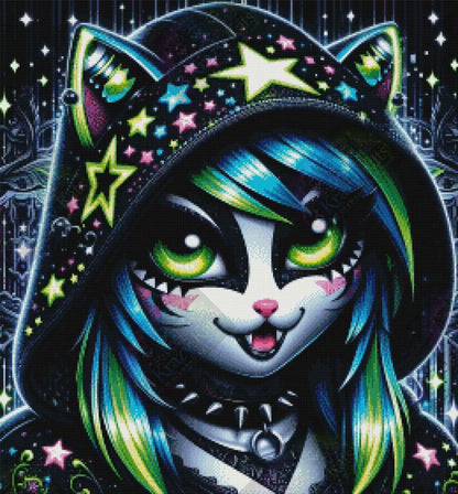 Neon Katitude by Taza Creations (Starting At 90 Colors)