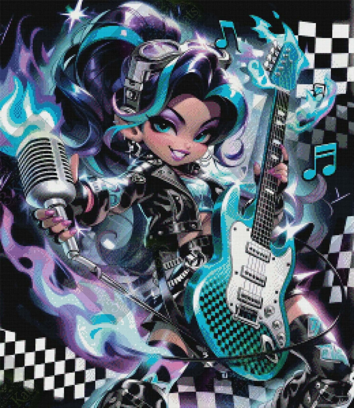 Neon Rebel Rhapsody by Taza Creations (Starting At 90 Colors)