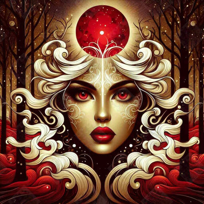 Oracle Of The Red Moon by Taza Creations