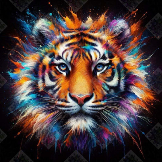 Painted Tiger by Theresa Raymer