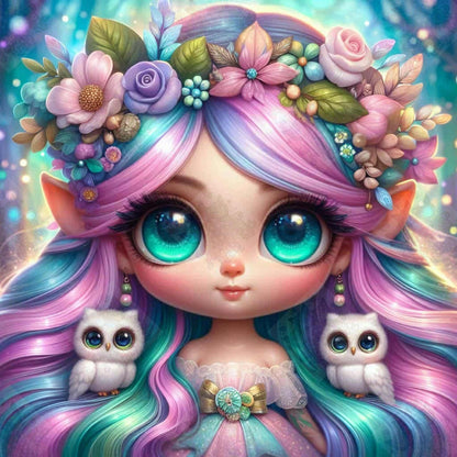 Pastel Forrest Princess by Theresa Raymer