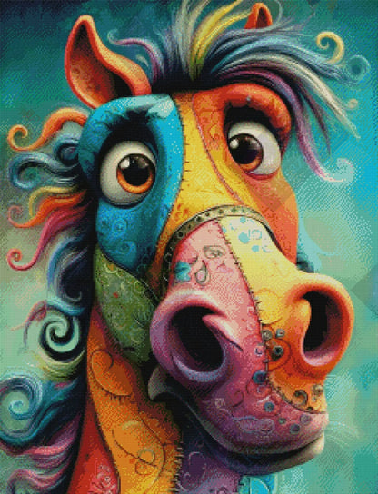 Patchwork Prancer by ChrisP Designs (Starting At 90 Colors)