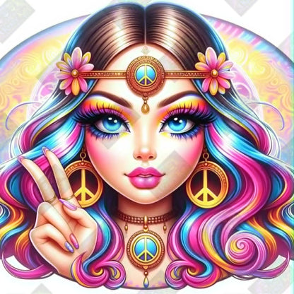 Peace In Full Color by Taza Creations (Starting At 80 Colors)