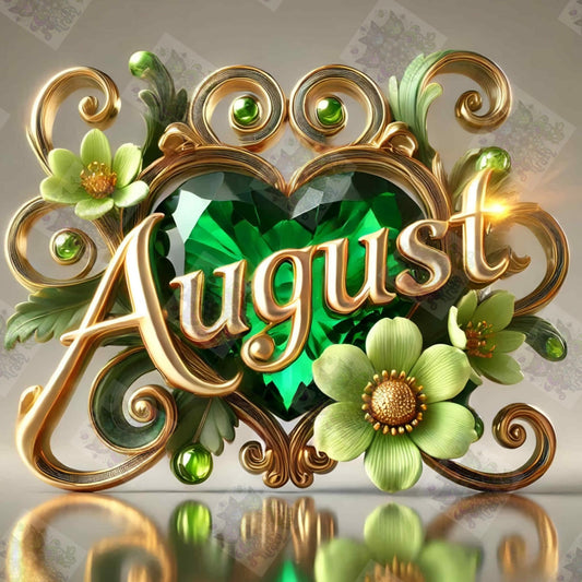 Peridot Heart Of August by Stellar Designz