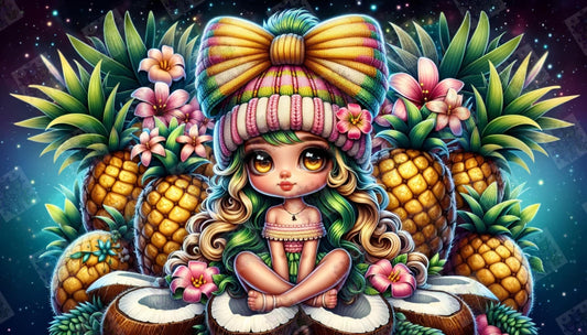 Pineapples Are My Favorite by Taza Creations