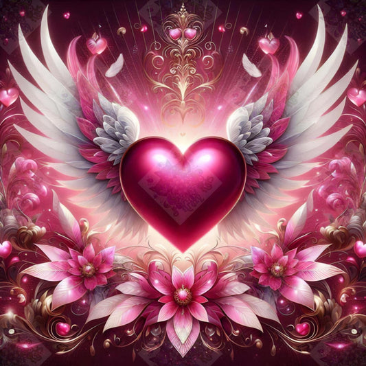 Memorial Hearts- Pink Heart by Theresa Raymer