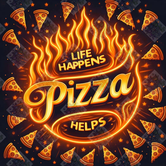 Pizza Helps by M.E. Divine Arts