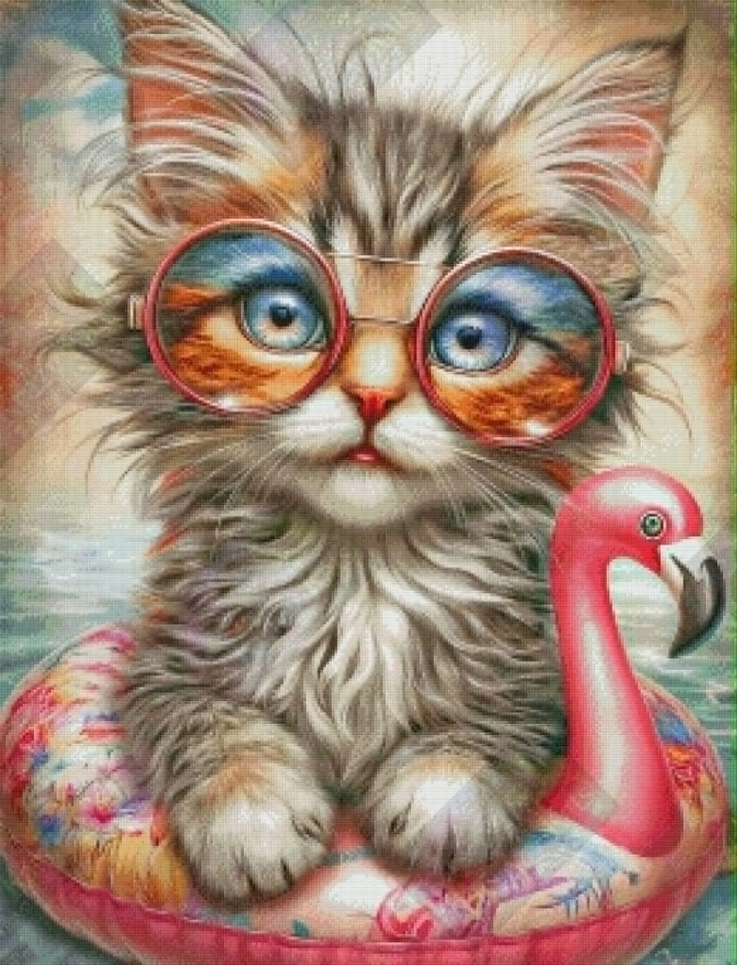 Poolside Purrfection by ChrisP Designs (100 Colors)
