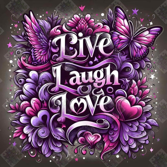 Purple Positivity by M.E. Divine Arts