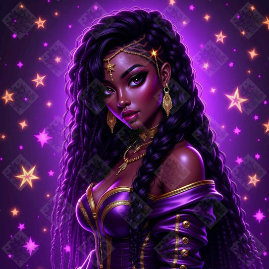 Purple Radiance by Taza Creations