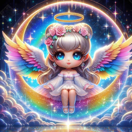 Rainbow Halo by M.E. Divine Arts