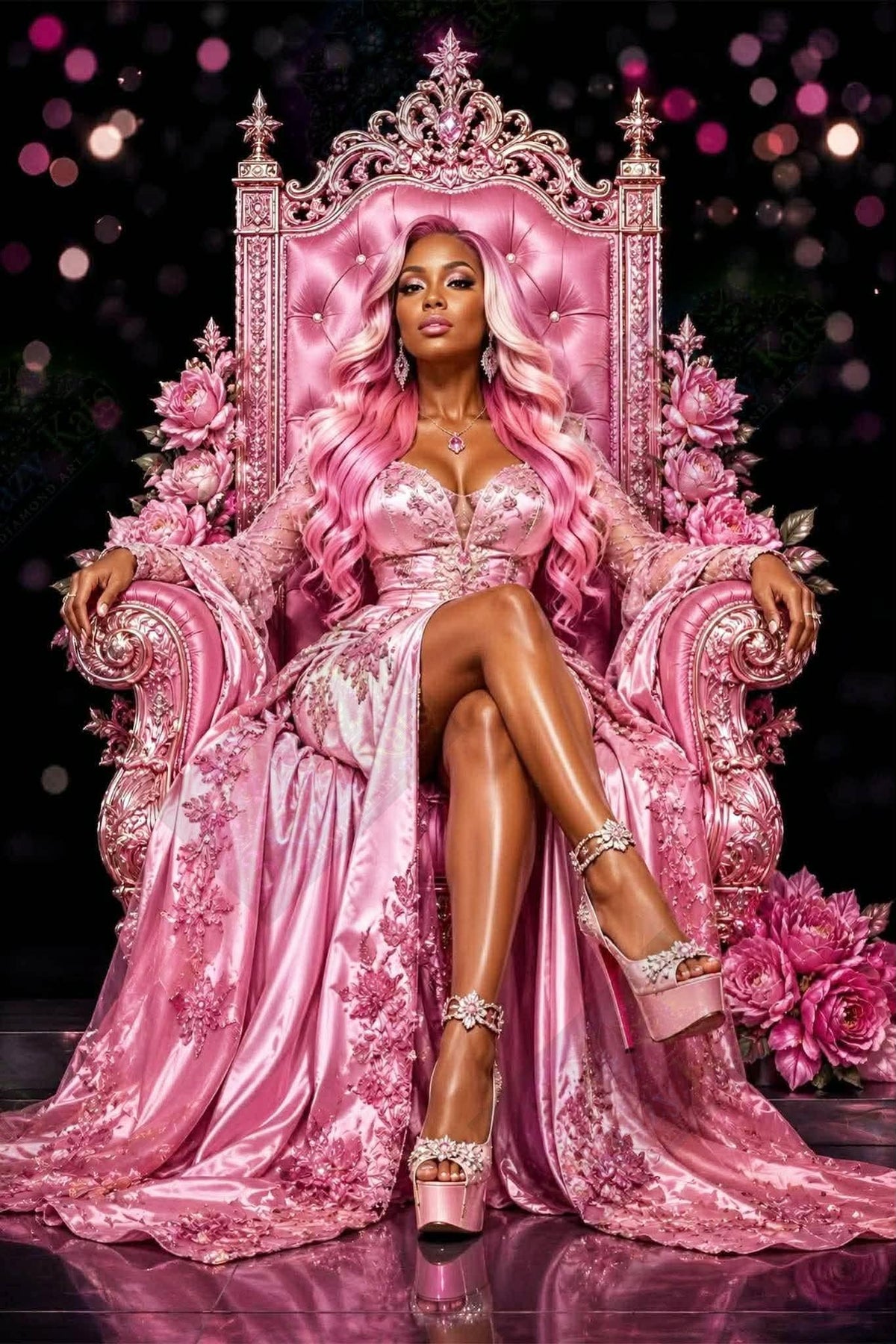 Reign In Rose Gold by M.E. Divine Arts (Starting At 90 Colors)