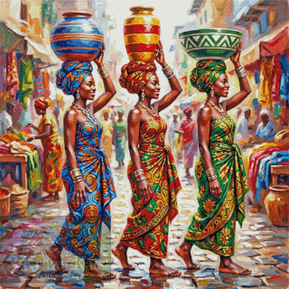 Rhythm of the Marketplace by Stellar Designz (Starting At 90 Colors)