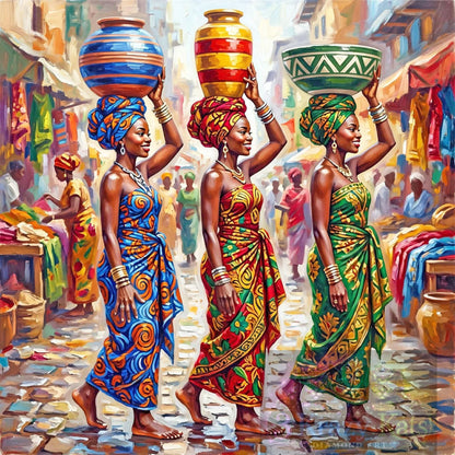 Rhythm of the Marketplace by Stellar Designz (Starting At 90 Colors)