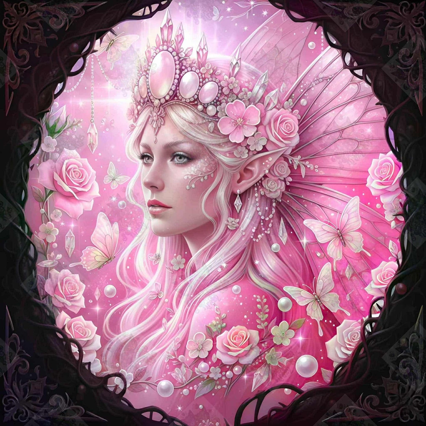 Rose Crystal Enchantress by Cindy Emery