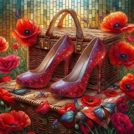 Ruby Picnic by M.E. Divine Arts