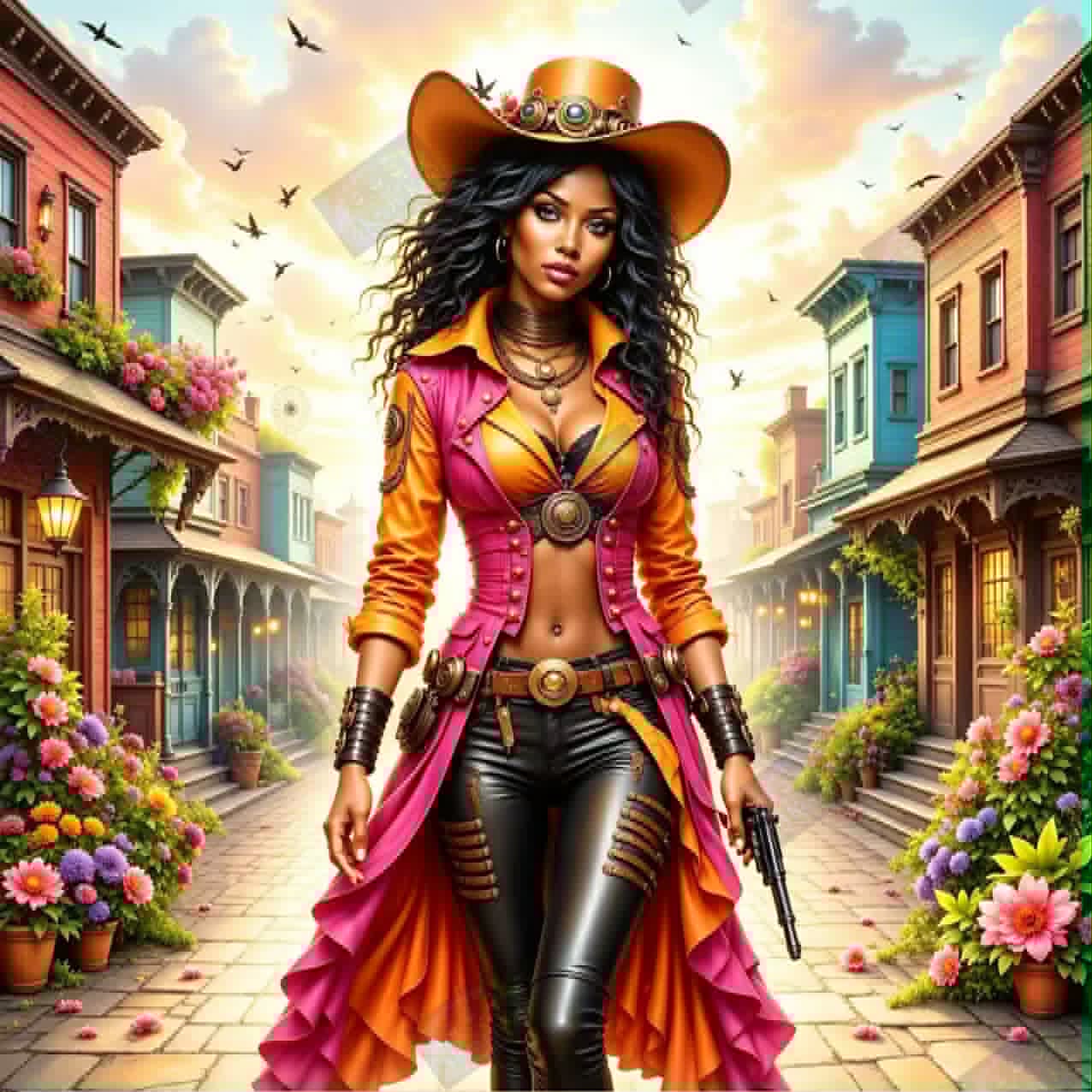 She Walks Like A Warning by Cindy Emery (Starting At 90 Colors)