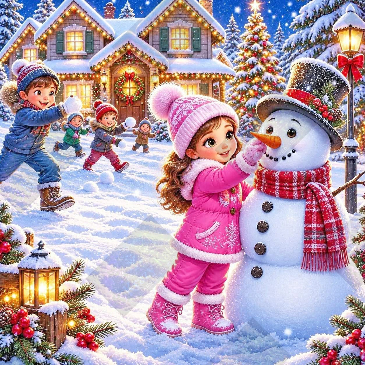 Snowflakes & Childhood Magic by Cindy Emery (Starting At 90 Colors)