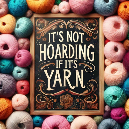 Stitch Hoarder's Creed by M.E. Divine Arts