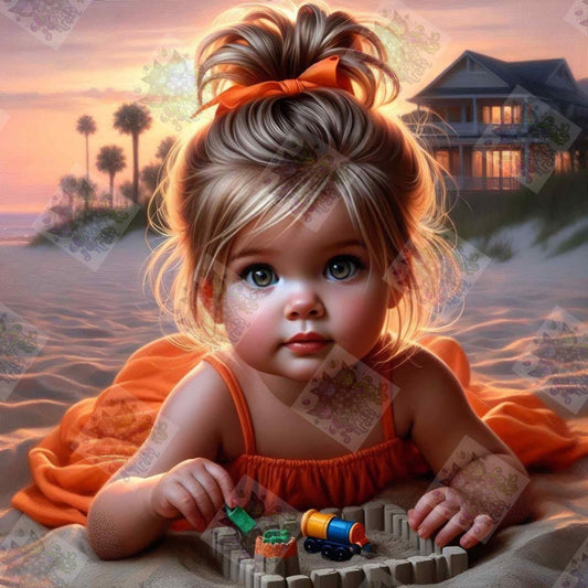 Sunset Sandbox Dreams by M.E. Divine Arts
