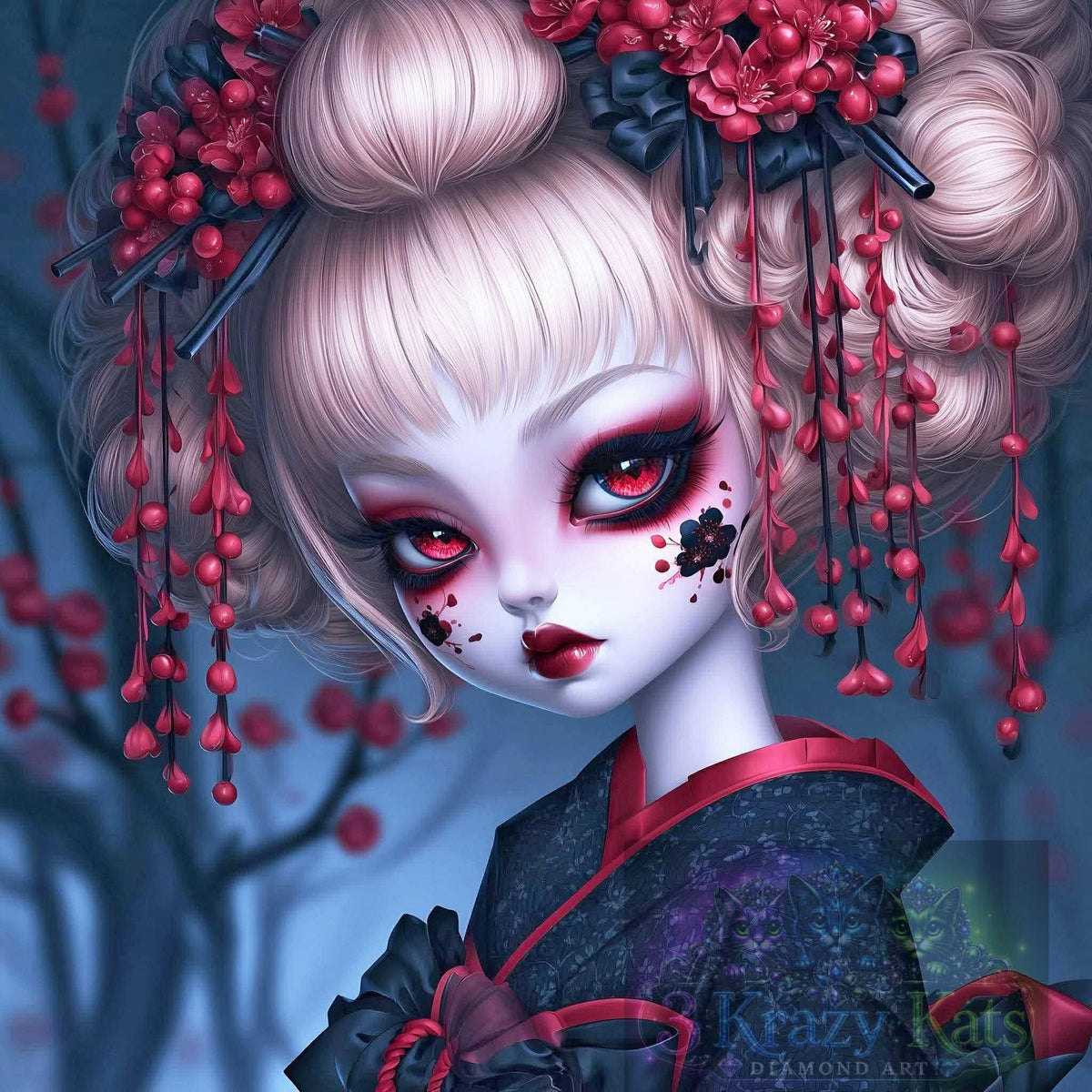 The Crimson Geisha by Taza Creations (Starting At 85 Colors)