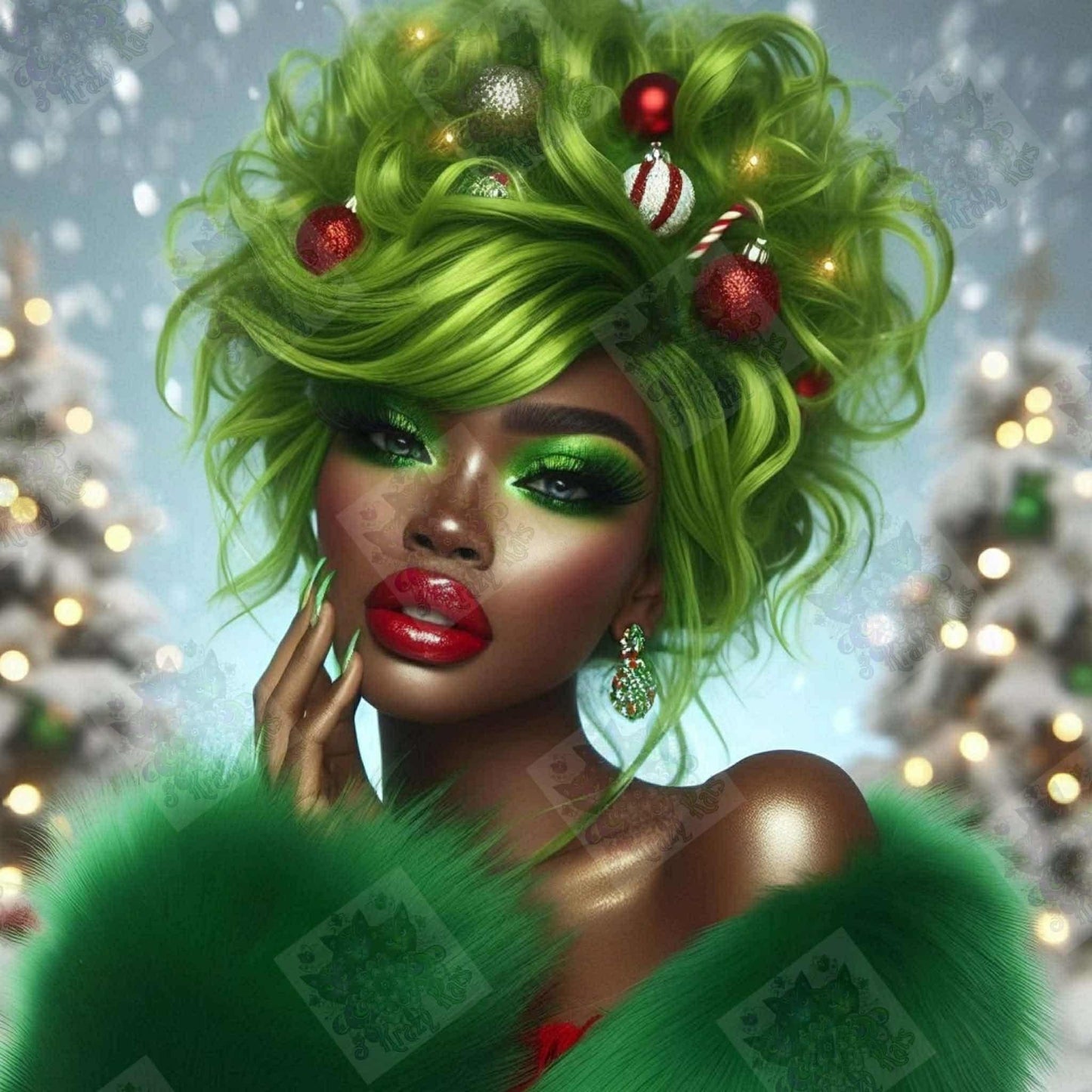 The Glamorous Grinch by Stellar Designz