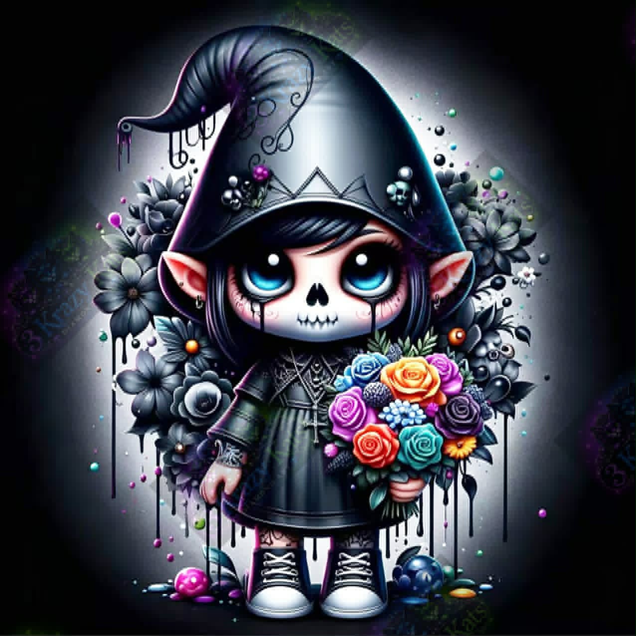 The Grim Bouquet by Taza Creations (Starting At 85 Colors)