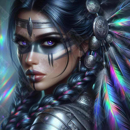 The Painted Warrior by Taza Creations