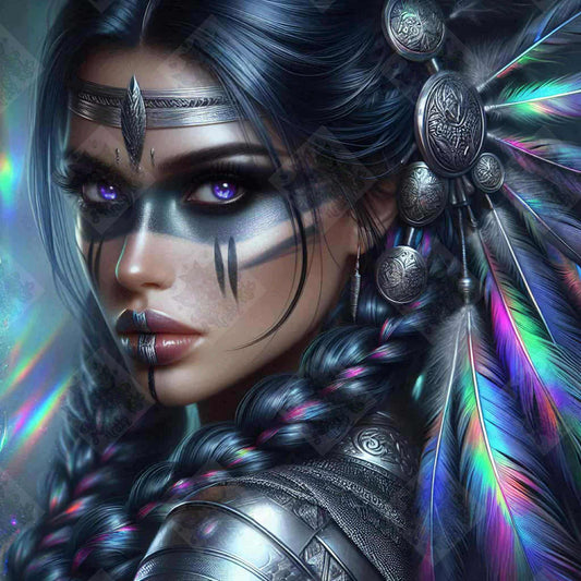 The Painted Warrior by Taza Creations