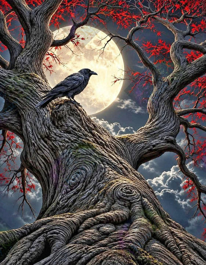 The Raven's Midnight Vigil by ChrisP Designs (Starting At 90 Colors)
