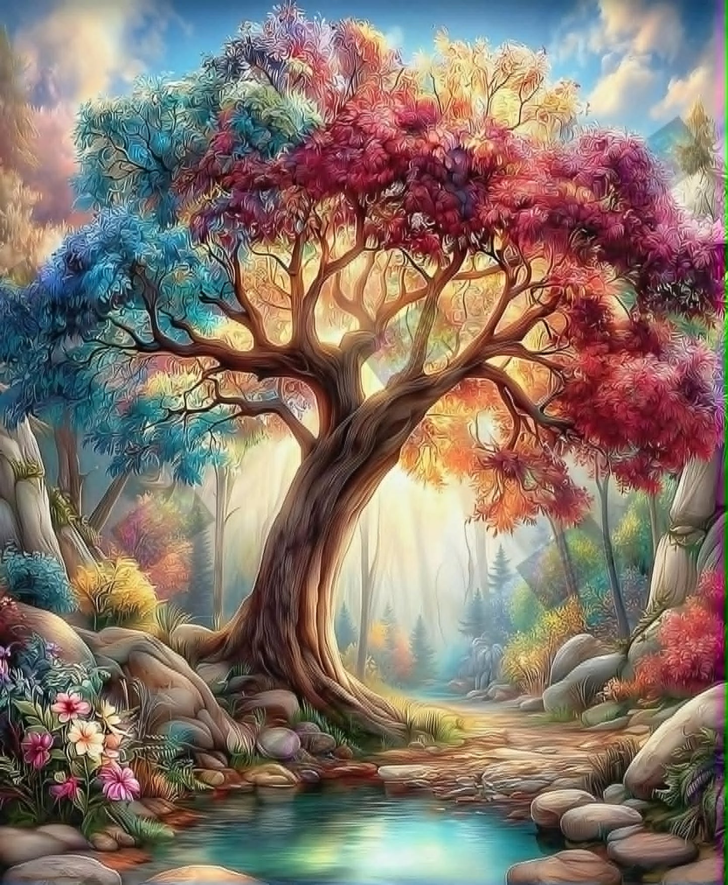 The Tree That Dreamed In Color by ChrisP Designs (105 Colors)